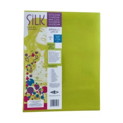 PAPEL SILK CTA. 130G. 1C. AMARILLO LIMON PAQ.C100H.