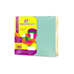 PAPEL BOND CTA.ARCOIRIS PASTEL EUROCOLOR 75G. PAQC1000H C.3