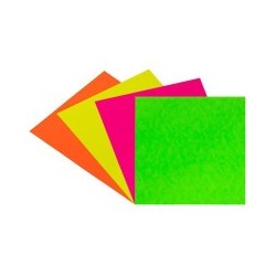 CARTULINA FLUOR. CTA. COL. MIX. PAQ. C20H 1C. 998 C.35