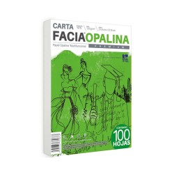 PAPEL OPALINA CTA. BCO. 120G. COPAMEX PAQ. C100H. C.20