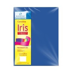 CARTULINA IRIS 2C 50X65CM 180G. AZUL REY 100500