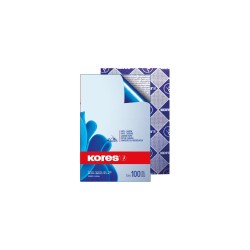 PAPEL CARBON OFI. KORES C100H. AZUL E.10 C.50