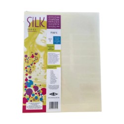PAPEL SILK CTA. 130G. 1C. MARFIL PAQ.C100H.