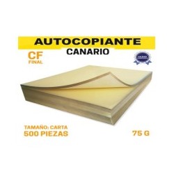 PAPEL AUTOCOPIANTE CF 75G. CTA. CANARIO FINAL MILL E.5C5