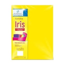 CARTULINA IRIS 2C 50X65CM 180G AMARILLO 100500