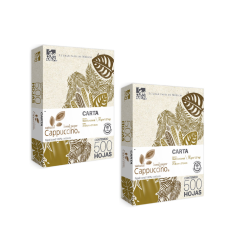 PAPEL BOND CAPPUCCINO CTA. 75G. MILLAR E.500 C.5
