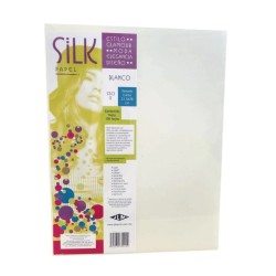 PAPEL SILK CTA. 130G. 1C. BLANCO PAQ.C100H.