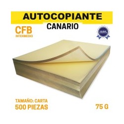 PAPEL AUTOCOPIANTE CFB 75G. CTA. CANAR INTERM.MILL.E.5 5