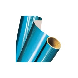 PAPEL MET. UNIFOIL METALUSTRE AZUL TURQ ROLLO C10M. C.28