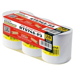 ROLLO TERMICO 57MM X 26MTS PAQ.C3 ROLLOS T5745 C.16