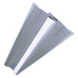 PAPEL MET. GOFRADO PLATA E.10 C.100