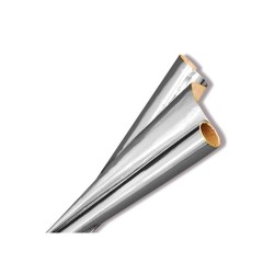 PAPEL MET. UNIFOIL METALUSTRE PLATA ROLLO C10M. C.28