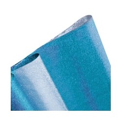 PAPEL MET. GOFRADO AZUL CEL.CLAR. E.10 C.100