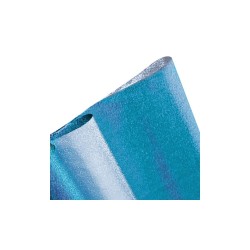 PAPEL MET. GOFRADO AZUL CEL.CLAR. E.10 C.100