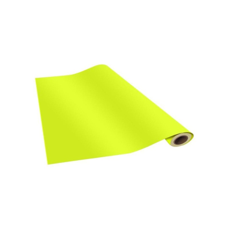 PAPEL AMERICA FLUOR ROLLO 0.7X25M AMARILLO 903 80G C.15