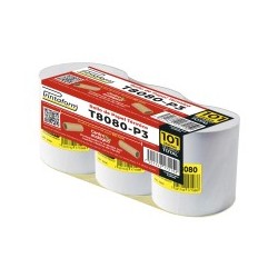 ROLLO TERMICO 80MM X 85MTS PAQ.C3 ROLLOS T8080 C.16