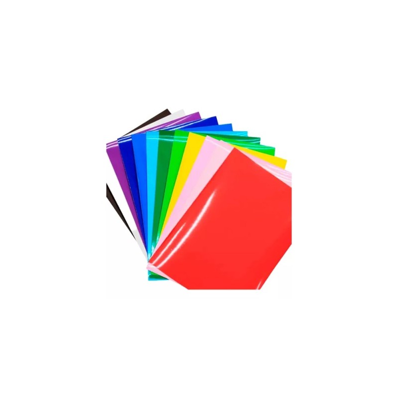 PAPEL LUSTRE PAQ. C50H. COLORES SURTIDOS. C.10