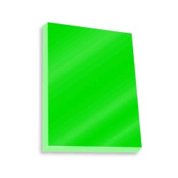 CARTULINA FLUOR. 65X49 CM. VERDE 9041949 47.5X66CM E.10
