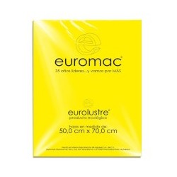 PAPEL LUSTRE MAPASA 50X70CM. AMARILLO CANARIO E.25 C.500