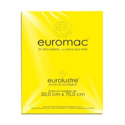 PAPEL LUSTRE MAPASA 50X70CM. AMARILLO CANARIO E.25 C.500