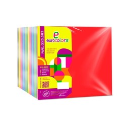 PAPEL BOND CTA. ARCOIRIS EUROCOLOR 75G. PAQ. C1000H. C.3