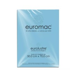 PAPEL LUSTRE MAPASA 50X70CM. AZUL PASTEL E.25 C.500