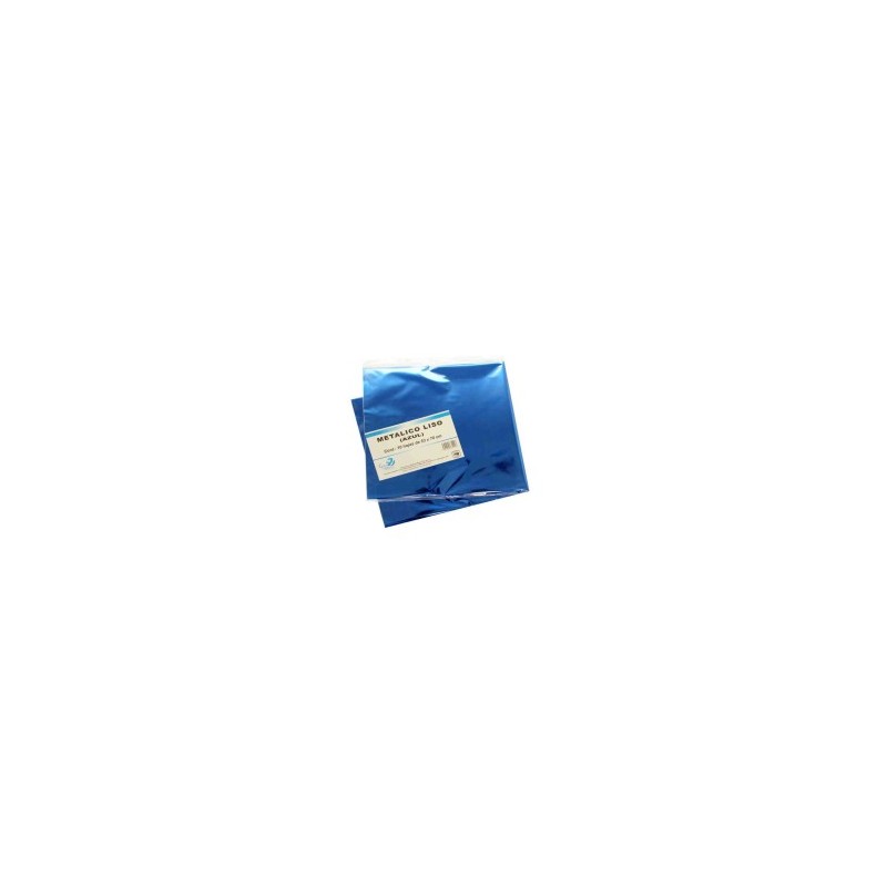PAPEL MET. 53X70CM. AZUL E.10 C.100