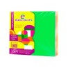 PAPEL BOND FLUOR CTA. MIX NEON EUROCOLORS 75G PAQ.C100H C.25
