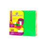 PAPEL BOND FLUOR CTA. MIX NEON EUROCOLORS 75G PAQ.C100H C.25