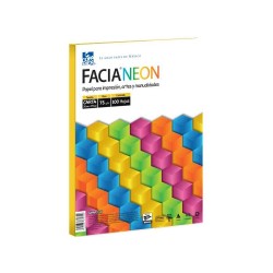 PAPEL BOND FLUOR. CTA. FACIA NEON AMAR.75G.PAQ.C100H.25