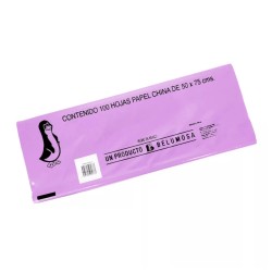 PAPEL CHINA 50X75 CM. LILA E.100 C.1000