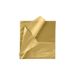 PAPEL CHINA PASCUA 70X50CM. PAQ.C100 COL .DORADO MET. C40