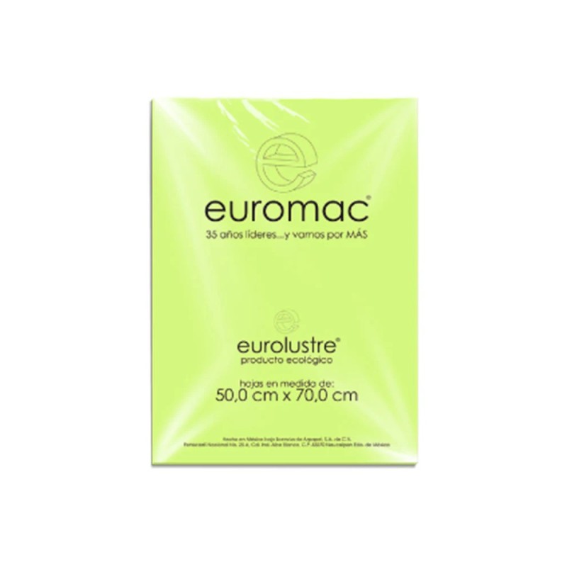 PAPEL LUSTRE MAPASA 50X70CM. VERDE NILO E.25 C.500