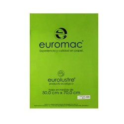 PAPEL LUSTRE MAPASA 50X70CM. VERDE LIMON E.25 C.500