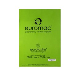 PAPEL LUSTRE MAPASA 50X70CM. VERDE LIMON E.25 C.500