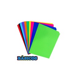 PAPEL BOND FLUOR. CTA. MIX 75G.TASKY PAQ.C100H. C.25