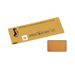 PAPEL CHINA 50X75 CM. AMARILLO ORO E.100 C.1000