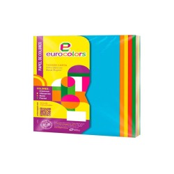 PAPEL BOND FLUOR. CTA. MIX EUROCOLOR 75G. PAQ.C50H C50